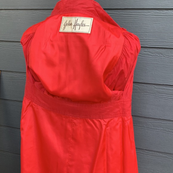 Vintage 1970's John Hayles Silk Jacket / Dress / long Blazer - XS - Picture 10 of 17